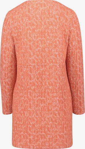 zero Sweatjacke offener Style in Orange