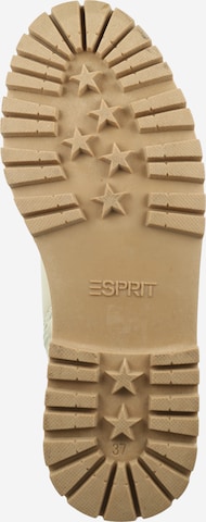 ESPRIT Schnürstiefelette in Weiß