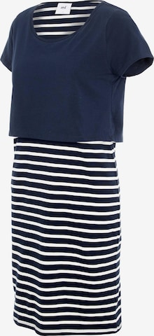 Robe MAMALICIOUS en bleu : devant