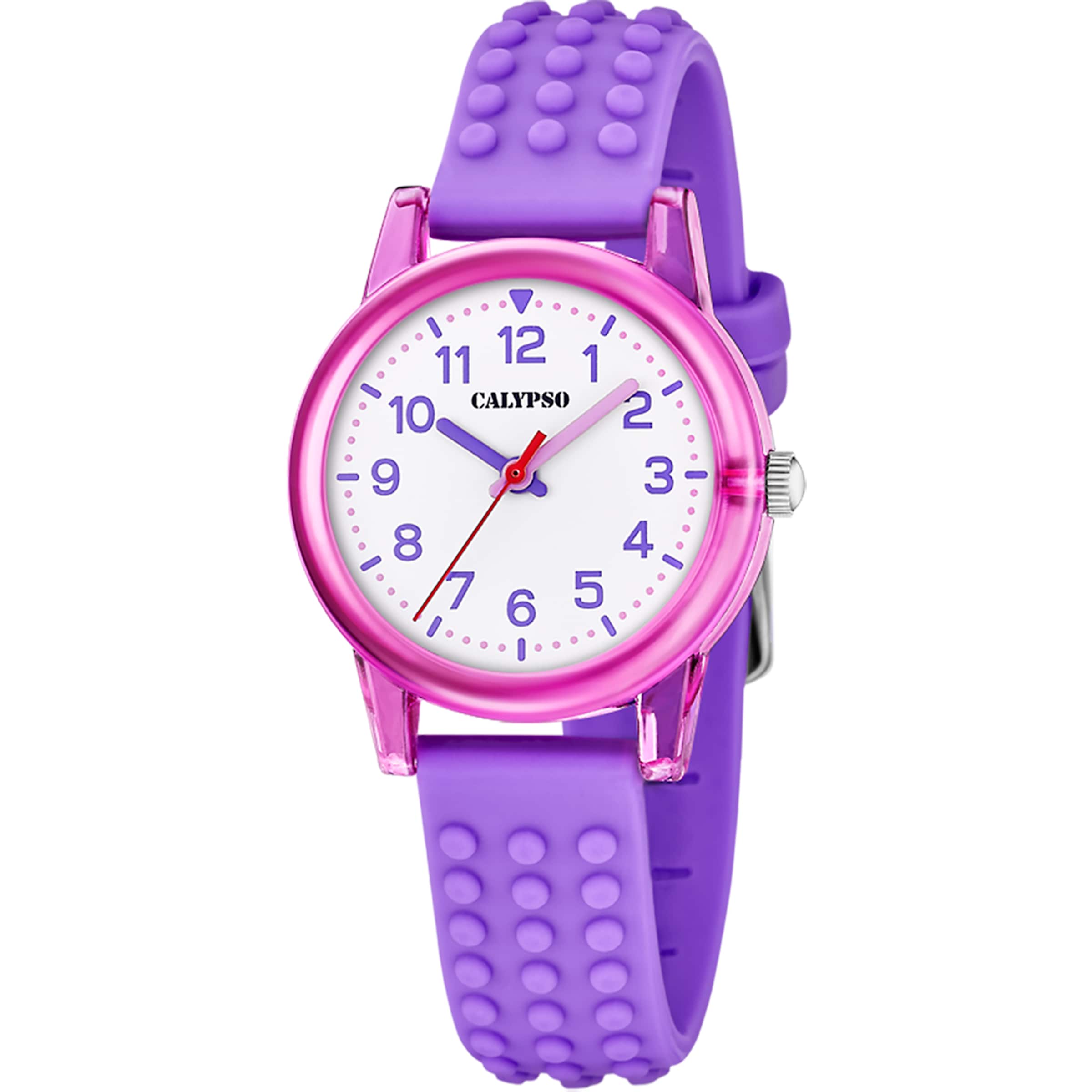 CALYPSO WATCHES Uhr in Lila: Vorderseite