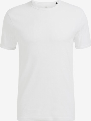 T-Shirt WE Fashion en blanc : devant