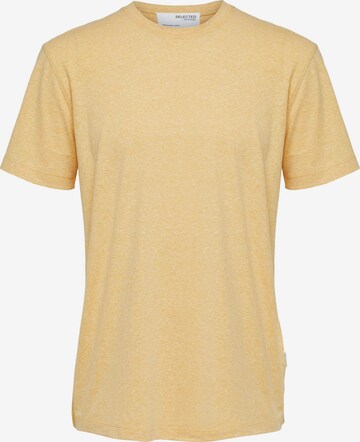 SELECTED HOMME - Camisa 'EZRA' em laranja: frente
