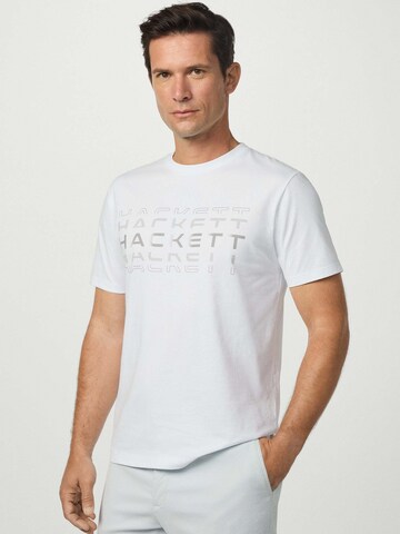 Maglietta 'Club' di Hackett London in bianco