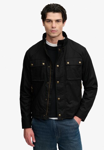 Superdry & Co Tussenjas in Zwart: voorkant