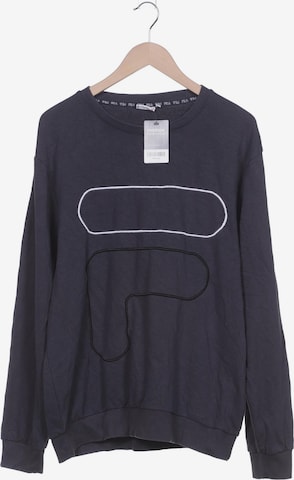 FILA Sweatshirt & Zip-Up Hoodie in XL in Grey: front