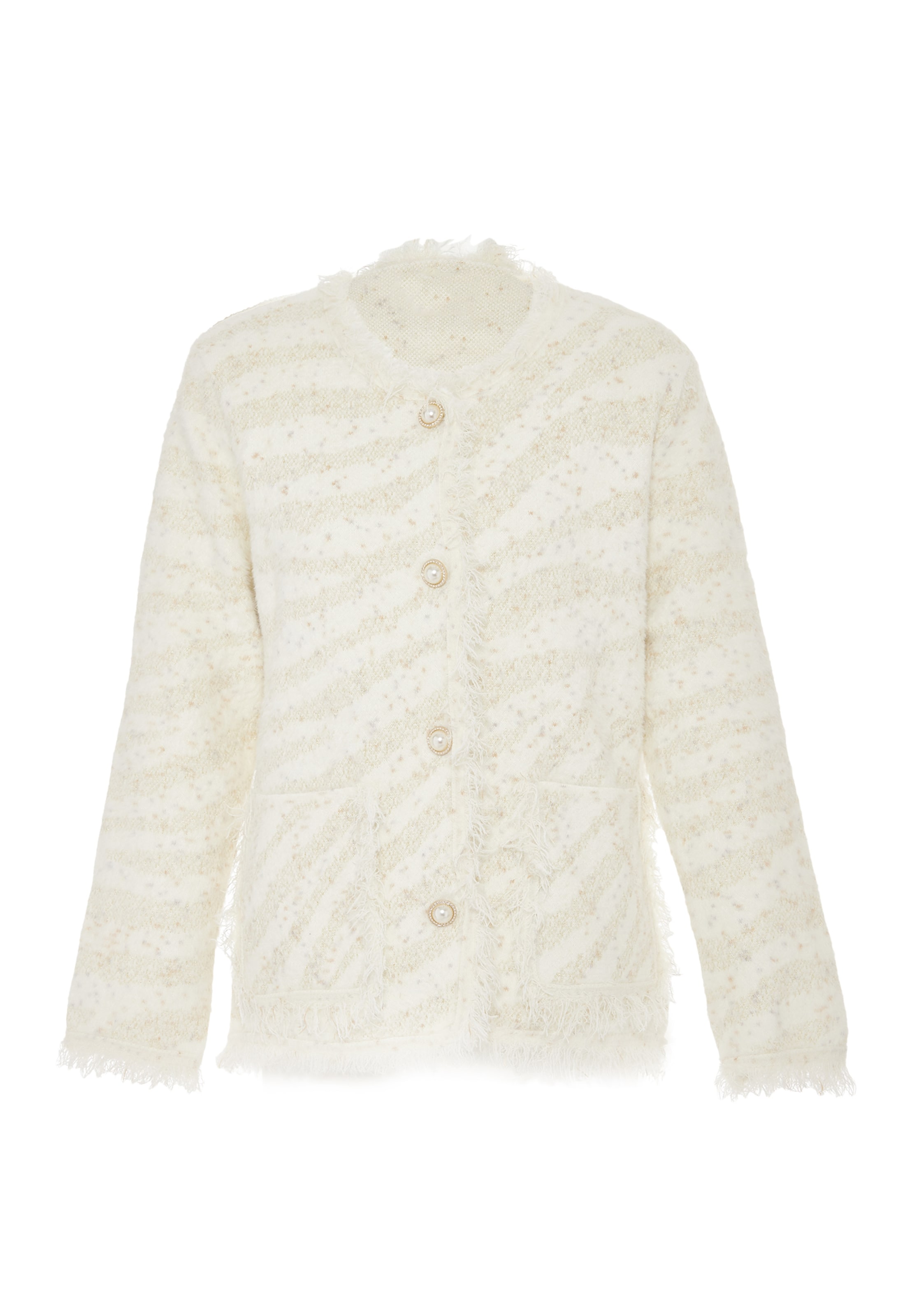 ALARY - Casaco de malha em branco: frente