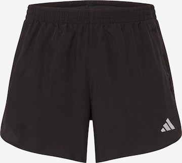 ADIDAS PERFORMANCE Regular Workout Pants 'RUN IT' in Black: front