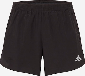 ADIDAS PERFORMANCE Loosefit Urheiluhousut 'RUN IT' värissä musta: etupuoli