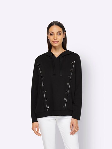 heine - Sweatshirt em preto: frente