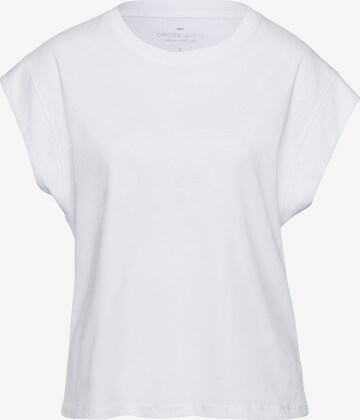 Cross Jeans T-Shirt in Weiß: predná strana