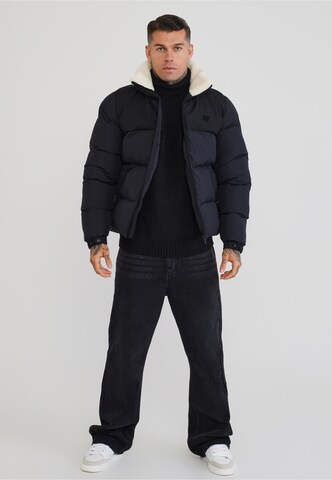 SikSilk Winterjas in Zwart
