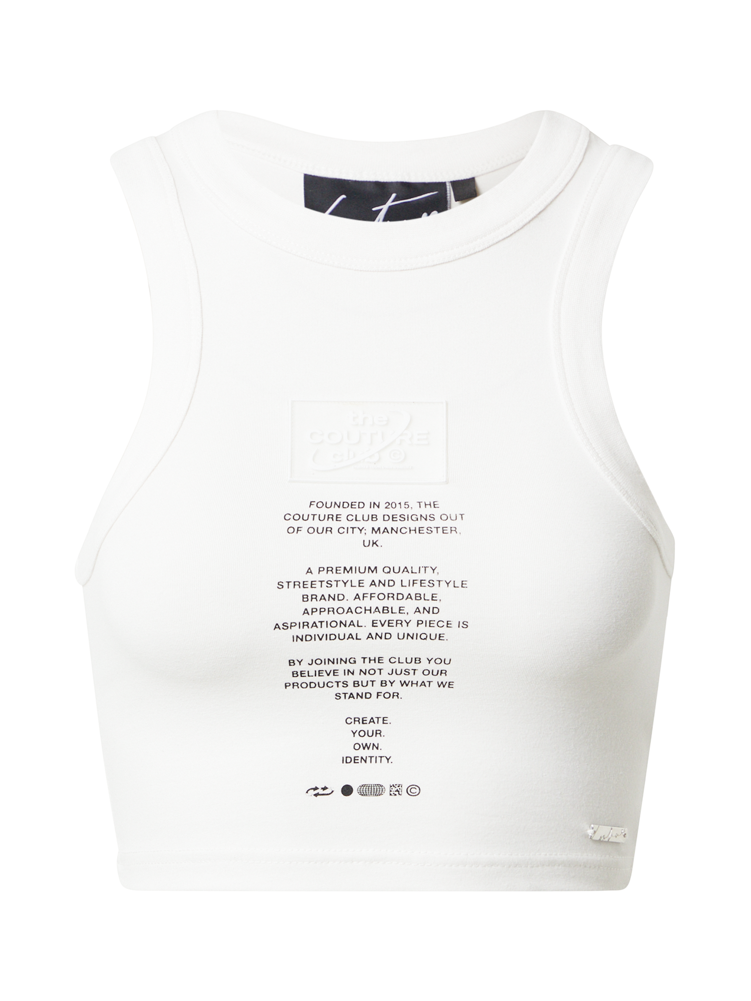 The Couture Club Top in Bianco 