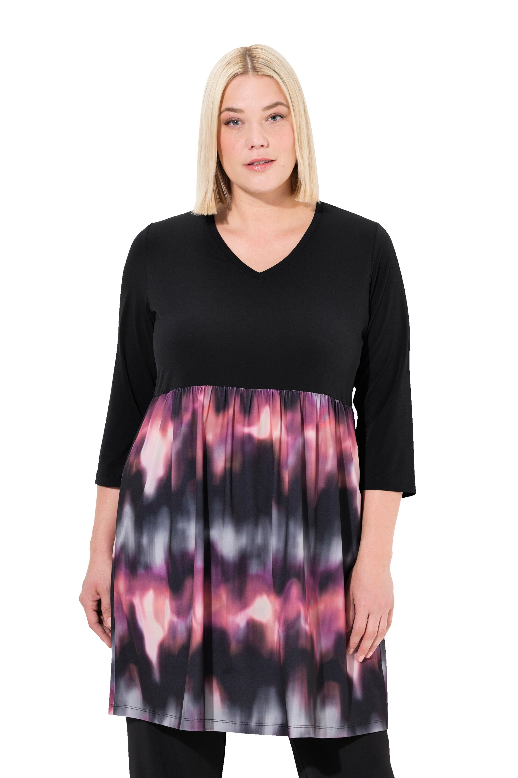 Ulla Popken Shirt in Gemengde kleuren: voorkant