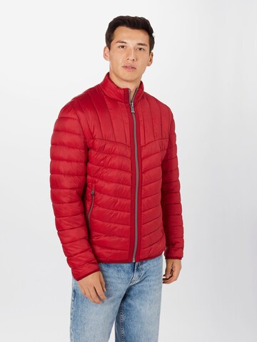 JOOP! JeansRegular Fit Prijelazna jakna 'Giaco' - crvena boja: prednji dio