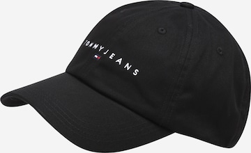 Cappello da baseball 'LINEAR' di Tommy Jeans in nero: frontale