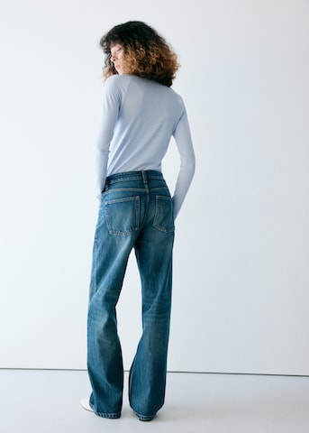 Tricou 'ANA' de la MANGO pe albastru
