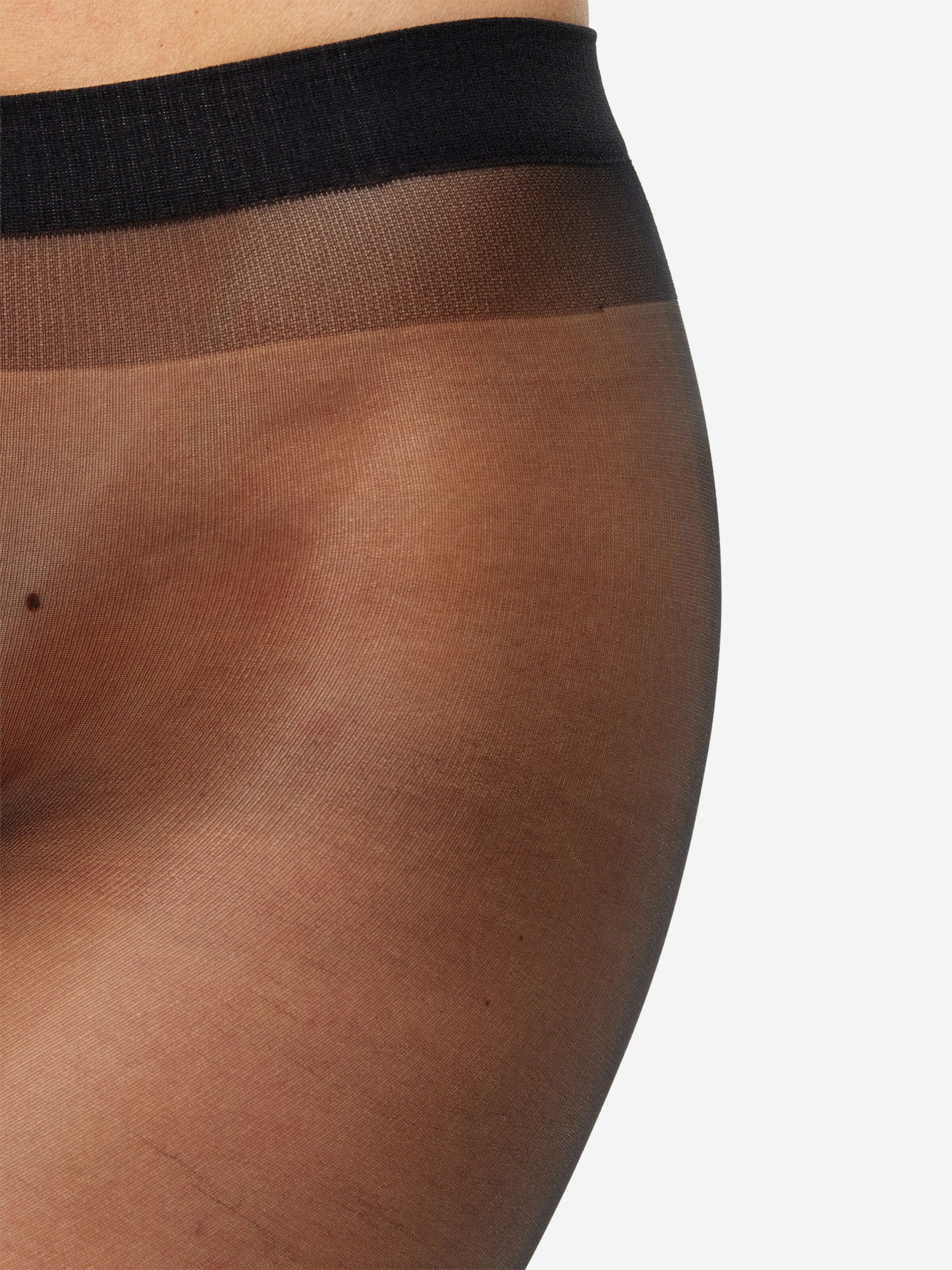 Nur Die Fine tights ' Transparent 15 DEN ' in Black