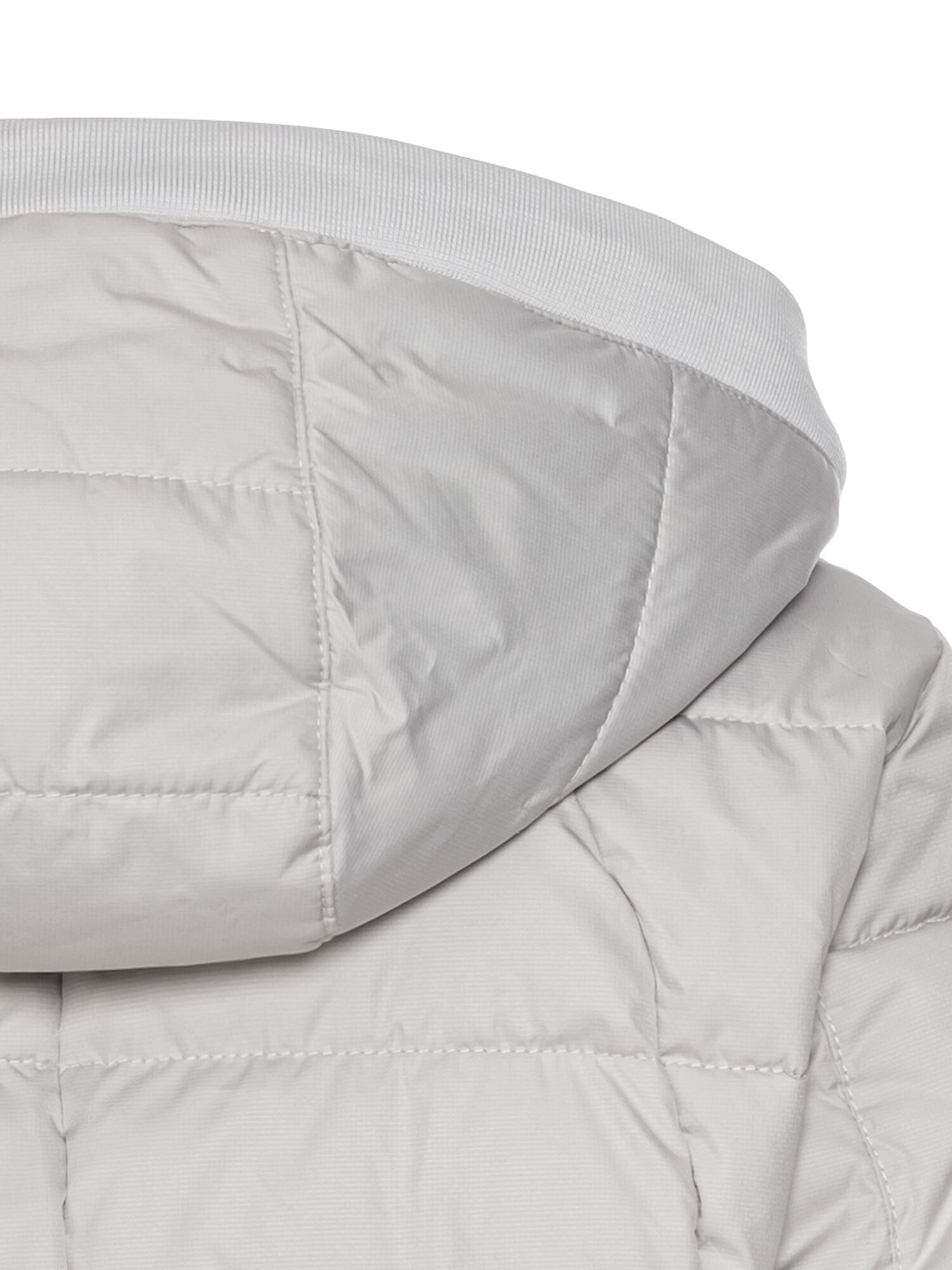 CAMEL ACTIVE Gesteppte Jacke mit abnehmbarer Kapuze in Grau