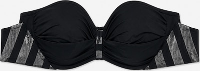 MILENKA Bikinitop 'MILENKA - bikini top - black metallic' in 75-80/D in schwarz, Produktansicht