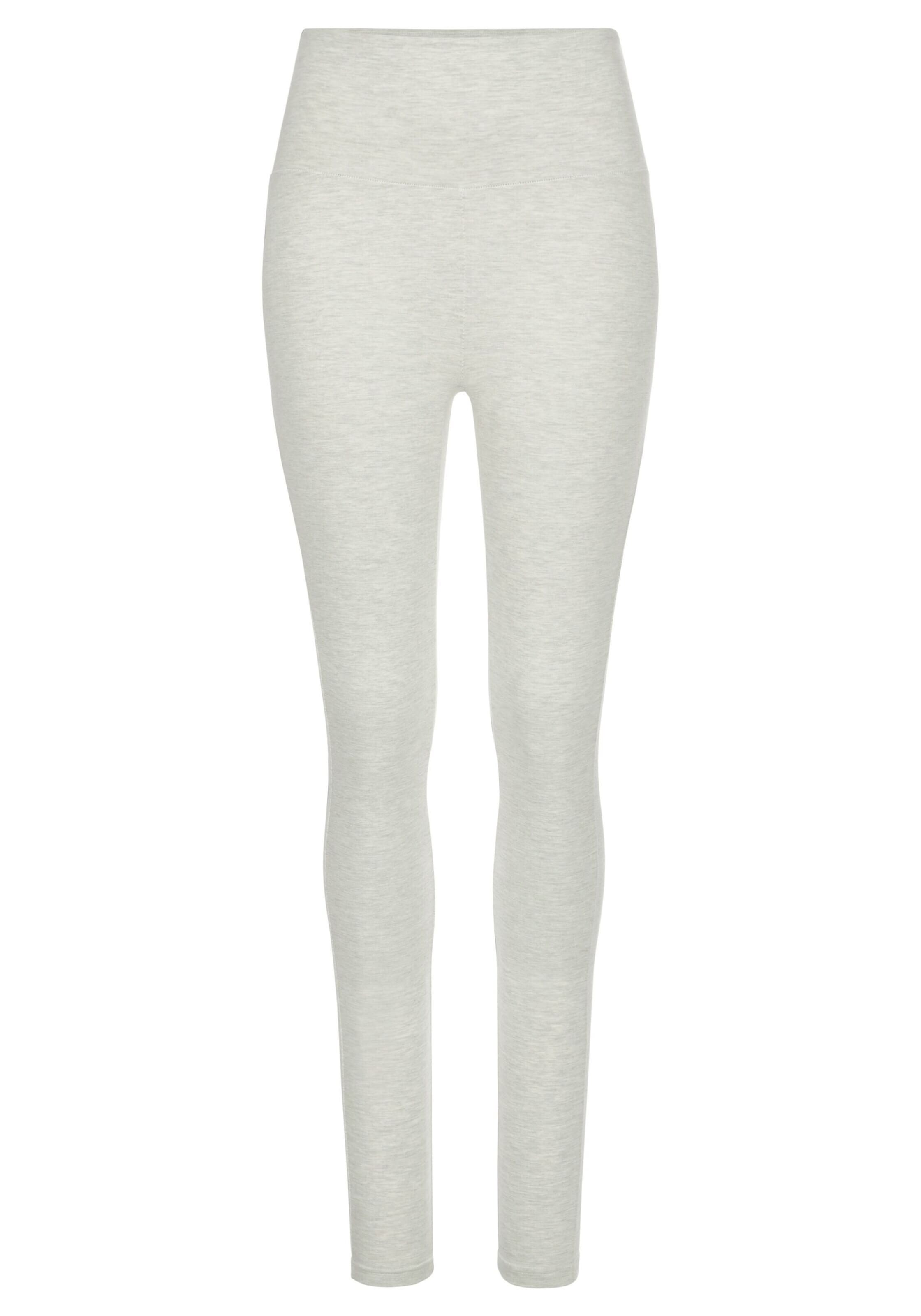 LASCANA Regular Leggings in White: front