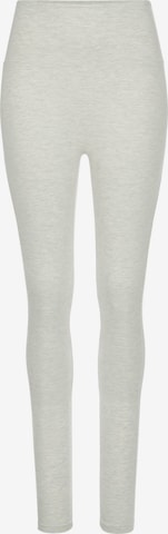 LASCANA - regular Leggings en blanco: frente