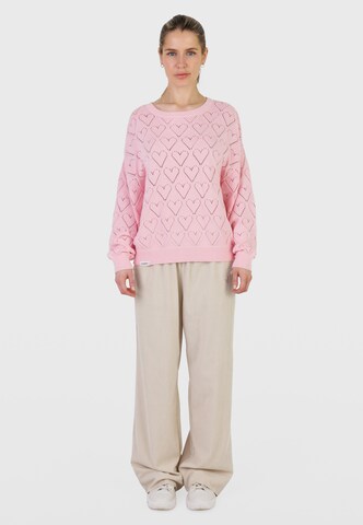 Kleinigkeit Trui 'Love is all around' in Roze