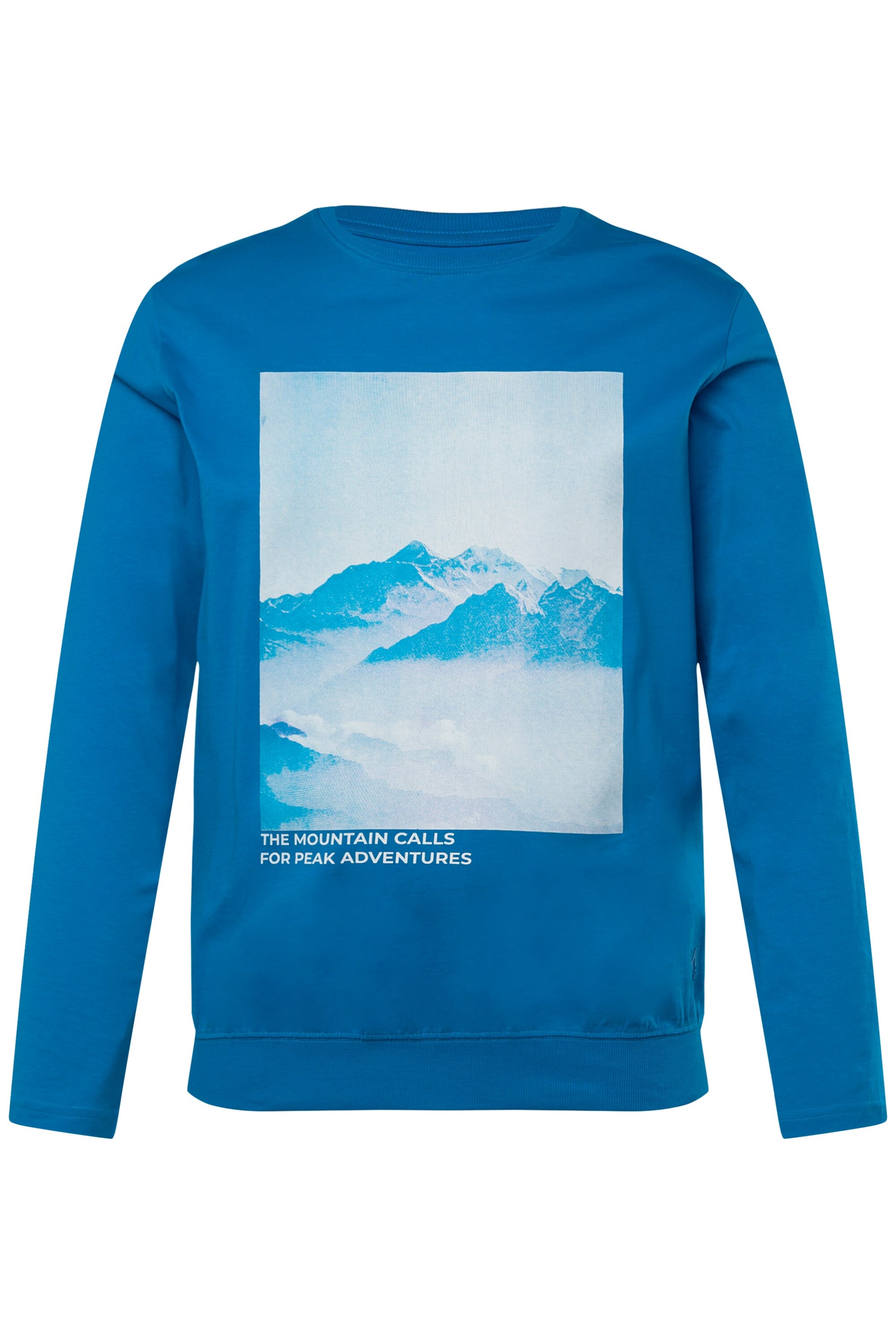 Men Plus T-Shirt in Blau: Vorderseite