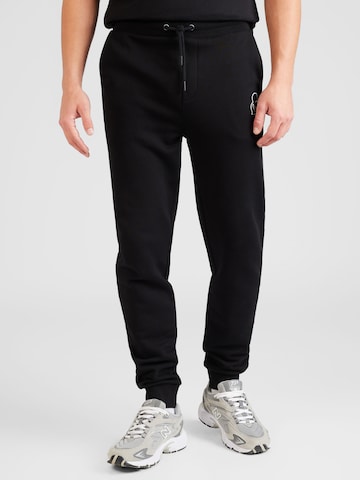 Karl Lagerfeld - Tapered Pantalón en negro: frente