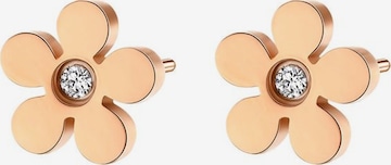 Hey Happiness - Pendientes 'Forget-Me-Not' en oro: frente