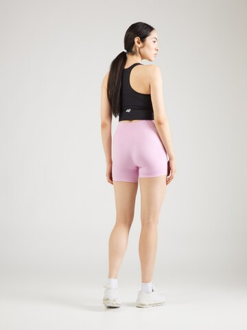 ICANIWILL Skinny Športne hlače 'Smooth' | roza barva