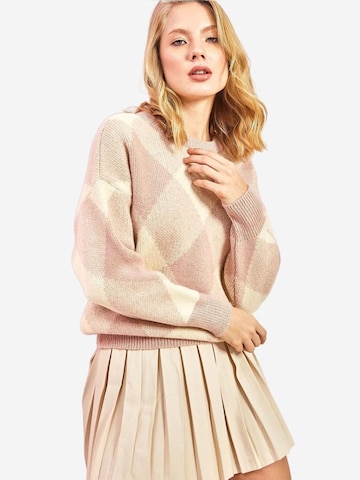 Pull-over 'Pullover' Bianco Lucci en rose