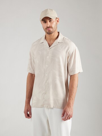 Regular fit Camicia 'JREBBERN RESORT' di JJ Rebel in beige: frontale