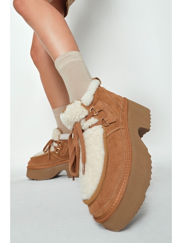 Bottines Derimod en marron : devant