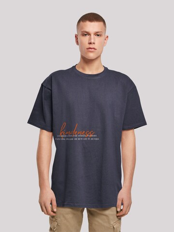 T-Shirt 'Kindness' F4NT4STIC en bleu : devant