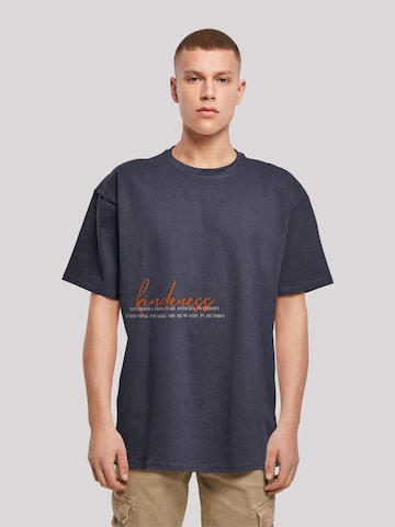 F4NT4STIC T-Shirt 'Kindness' in Blau: predná strana