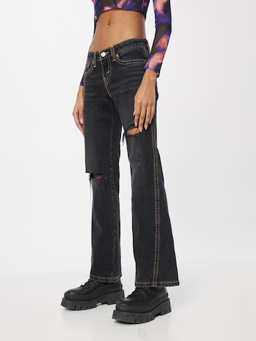 LEVI'S ® Bootcut Jeans 'Noughties Boot' in Zwart: voorkant