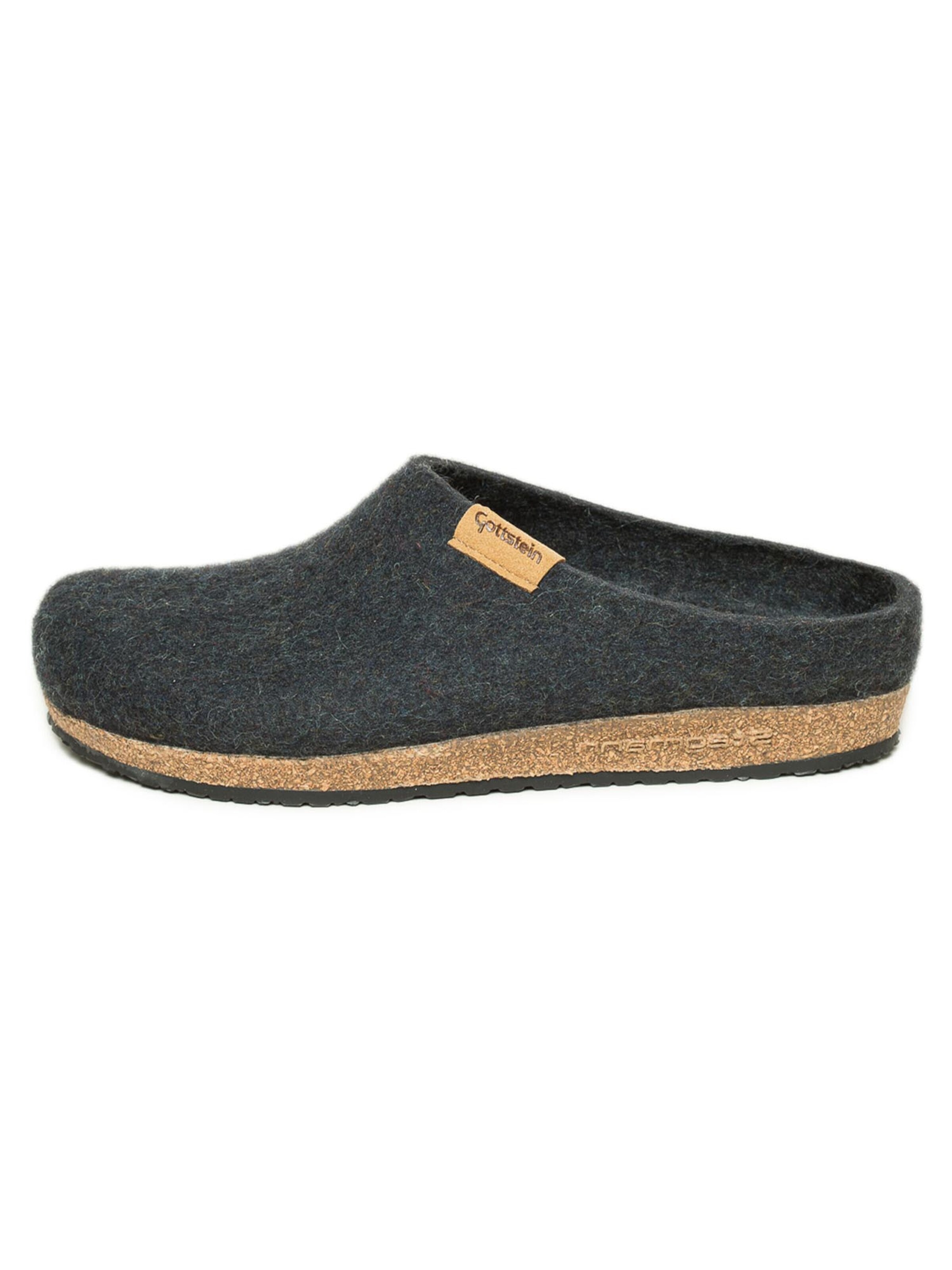 Stegmann Clogs 'RE Filz' in Black: front