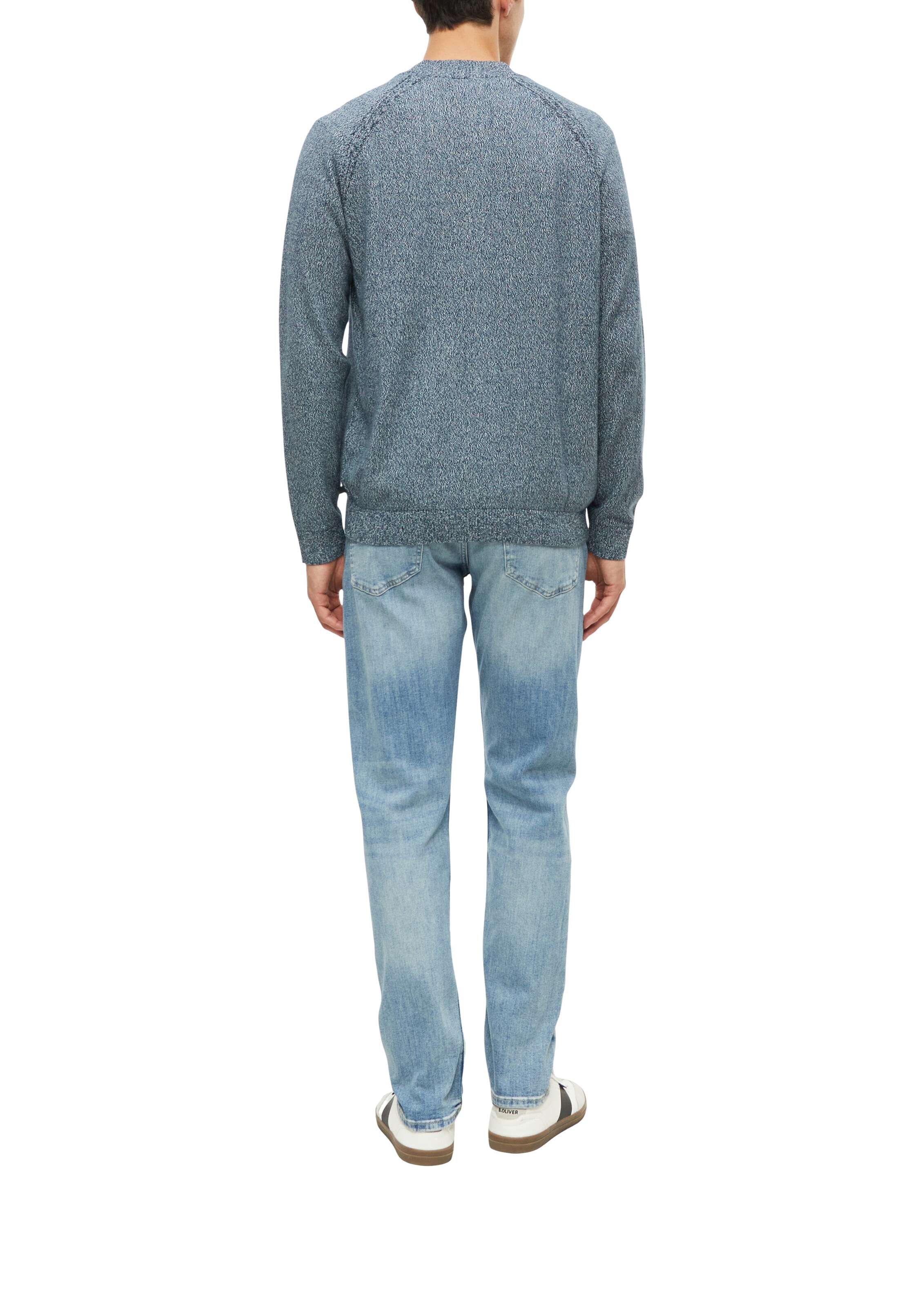 s.Oliver Strickjacke in Blau: Rückseite