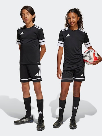 juoda ADIDAS PERFORMANCE Standartinis Sportinės kelnės 'Squadra 25'