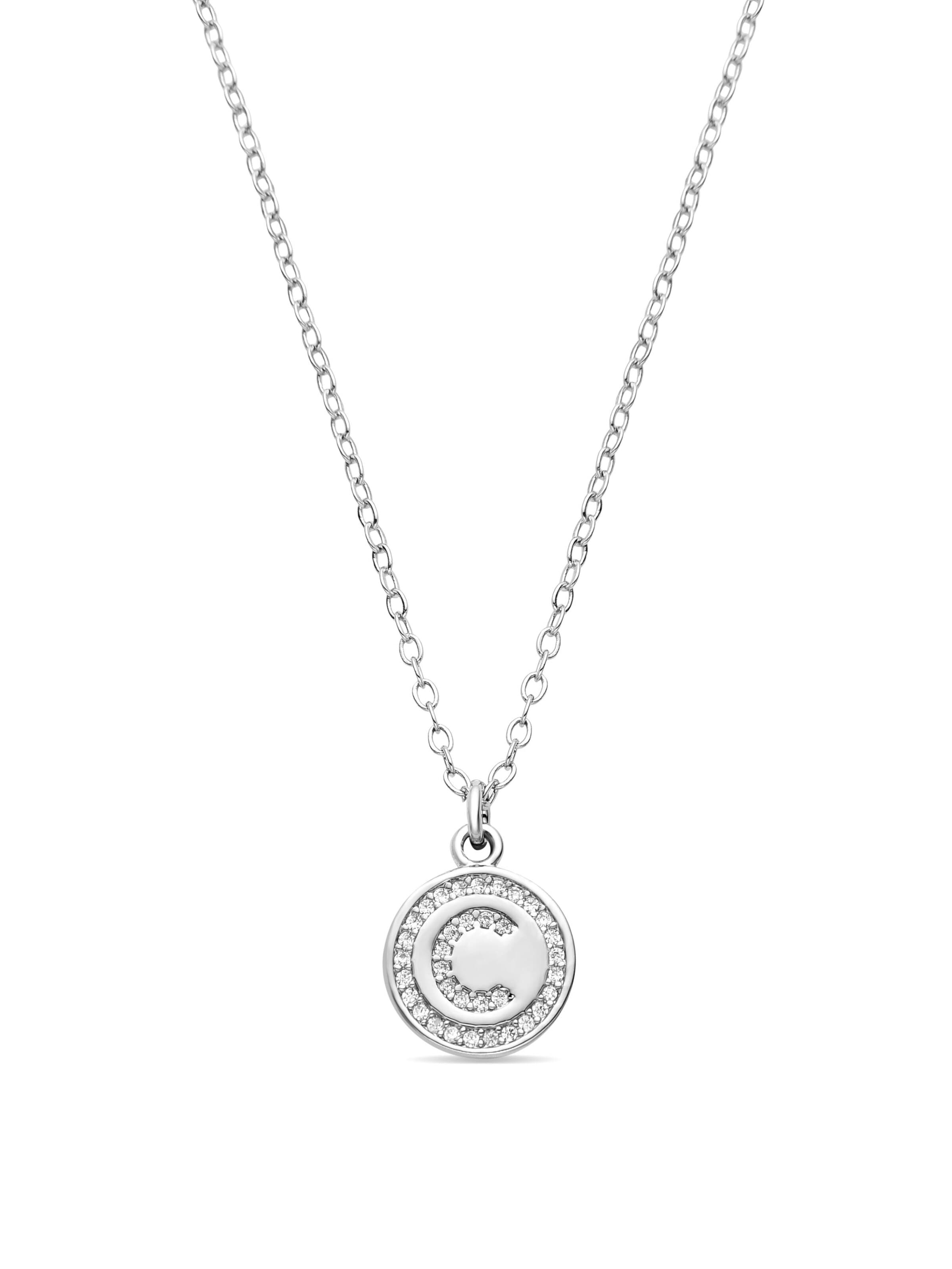 Luxenter Necklace 'Alphabet' in Onesize in White, Item view