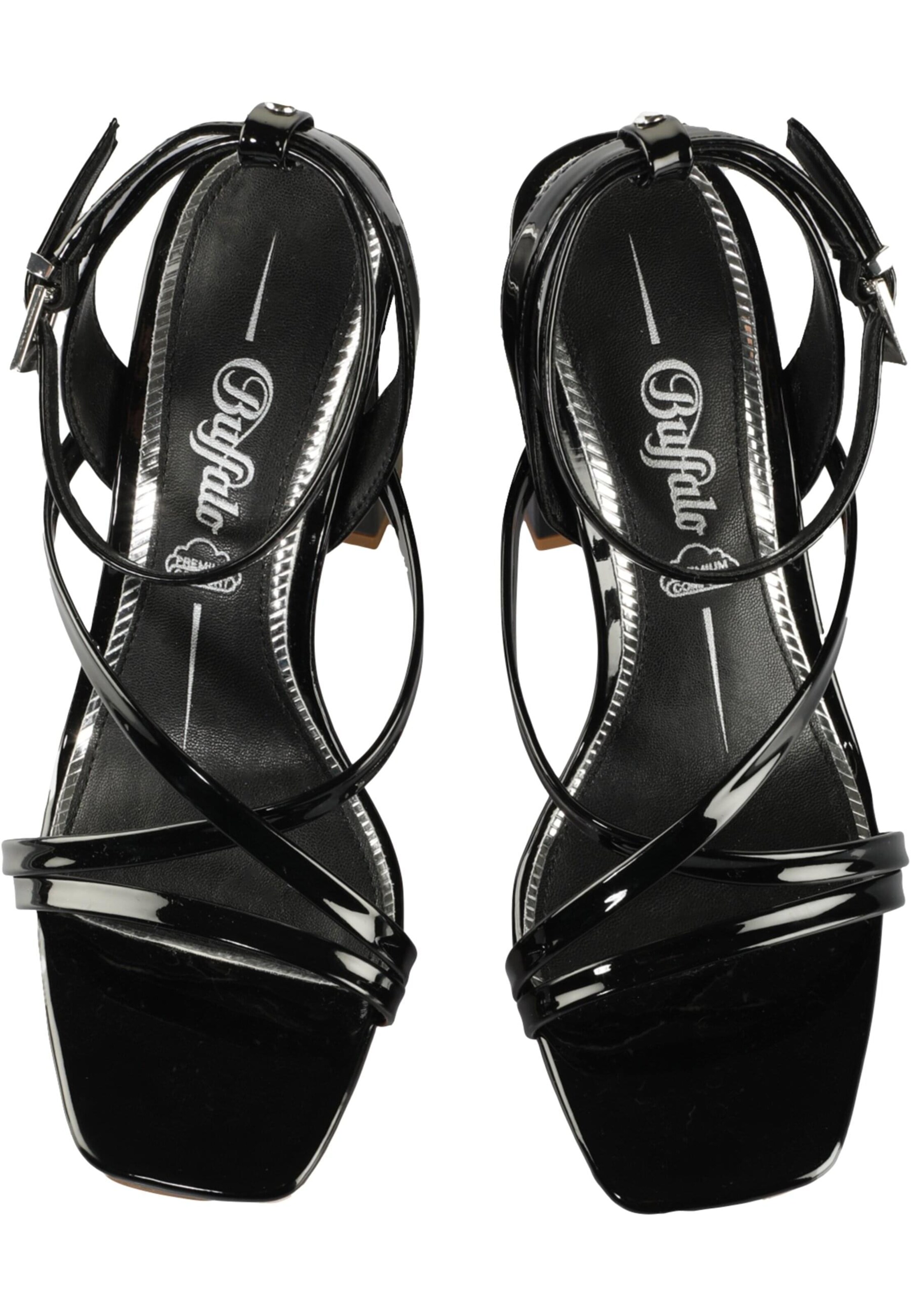 BUFFALO Strap sandal 'Charlotte Mss' in Black