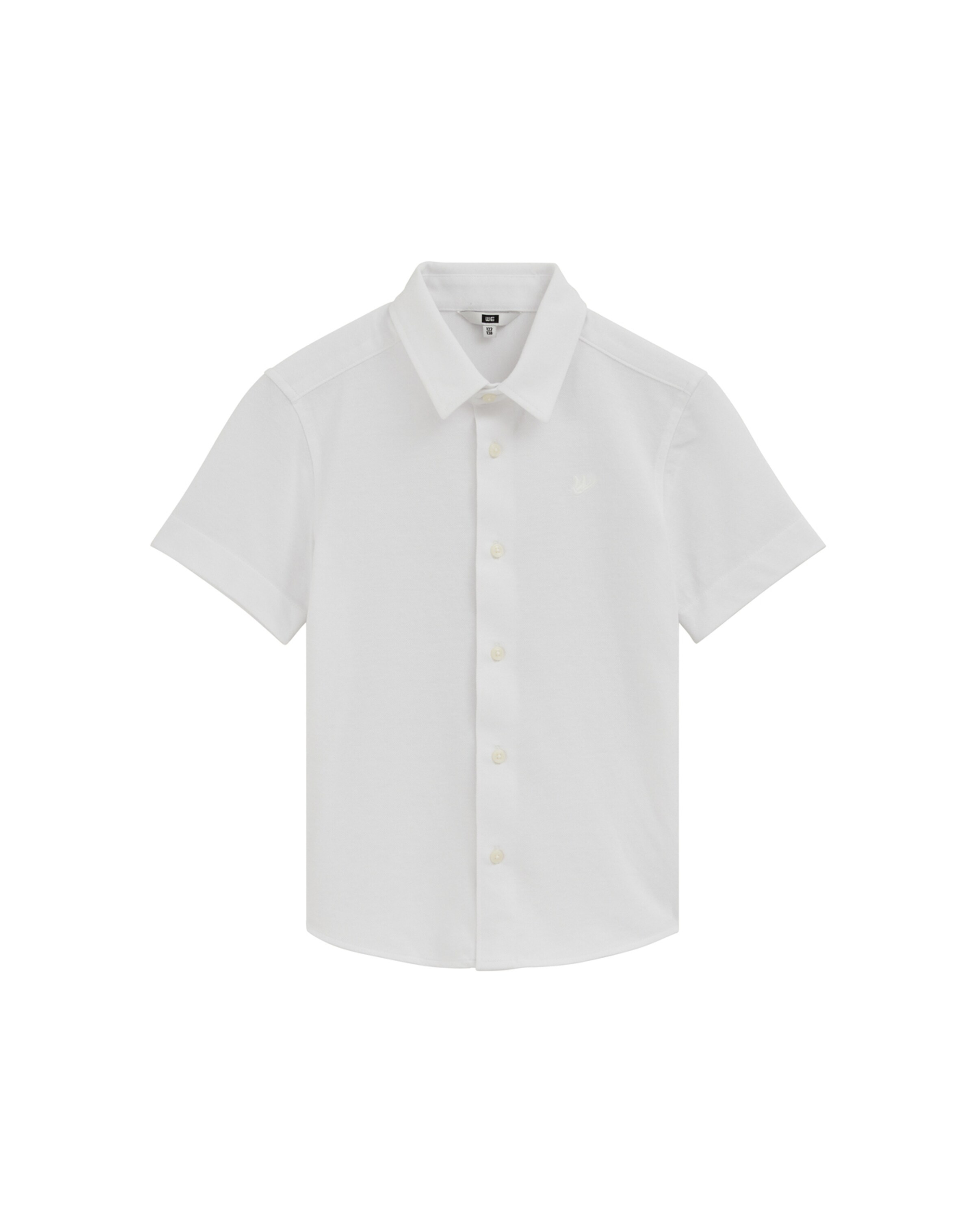 WE Fashion Средняя посадка Рубашка в Белый: спереди