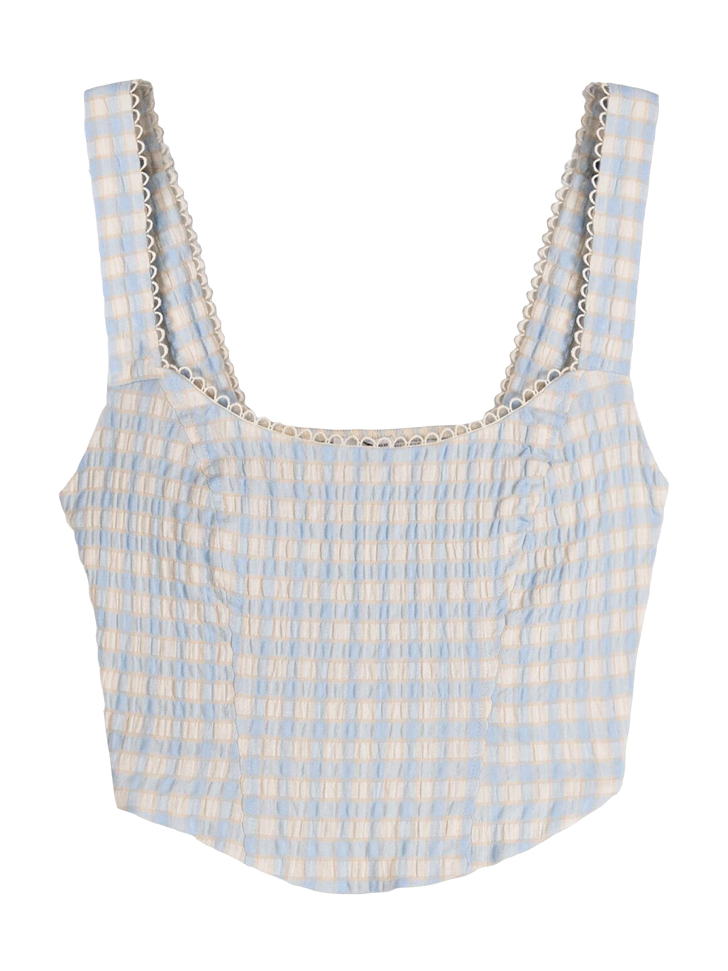 Bershka Top in Blau: Vorderseite