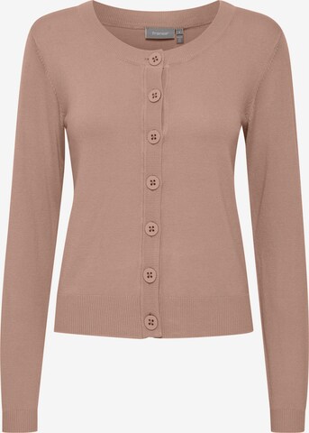 Fransa Knit Cardigan in Beige: front