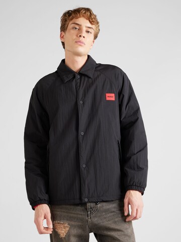 HUGO Between-season jacket 'Byle' in Black: front