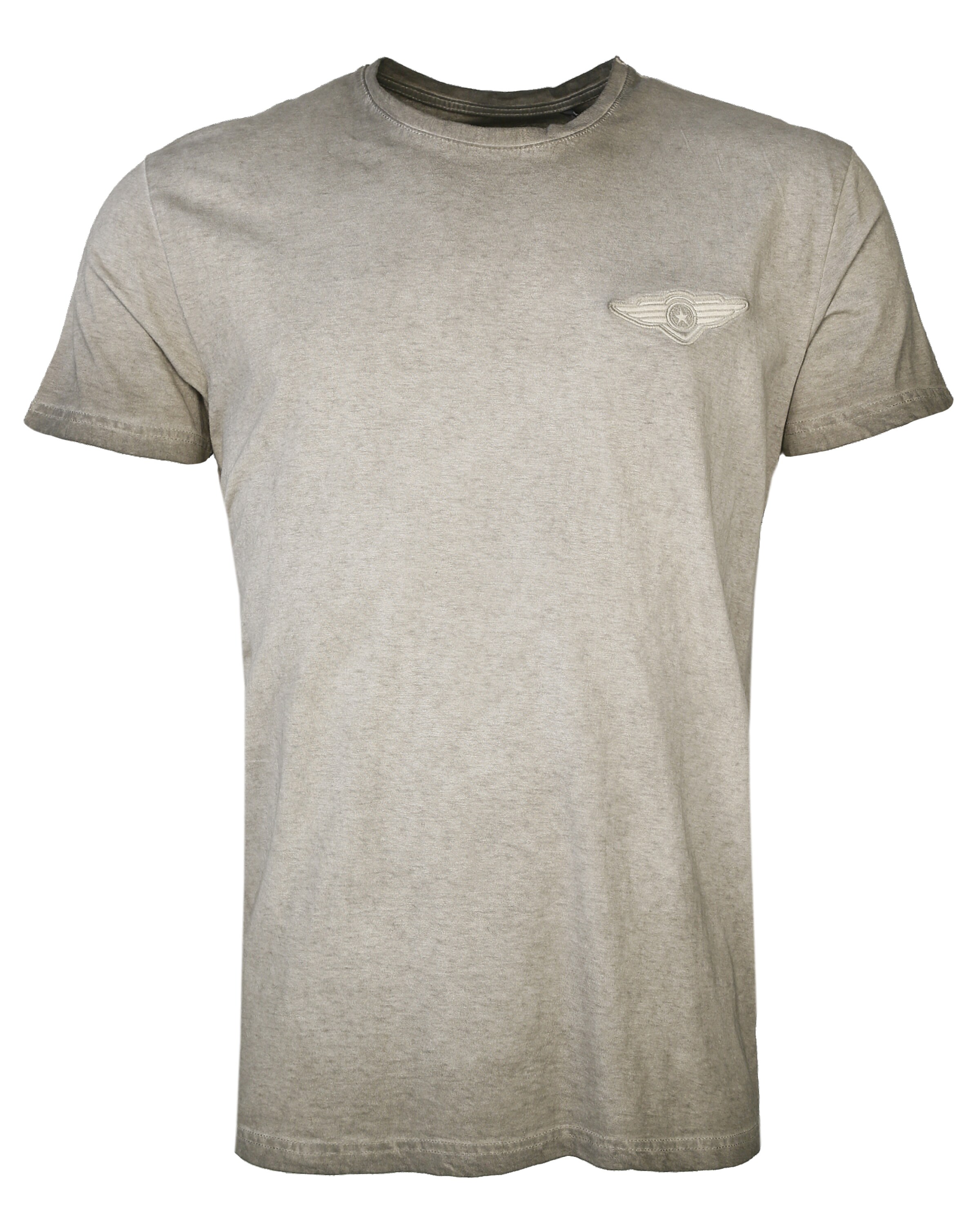 TOP GUN Shirt '1033 ' in Grijs: voorkant