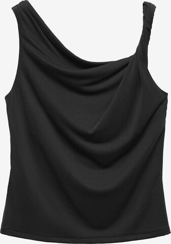 MANGO Bluse 'CUPE' in Schwarz: predná strana