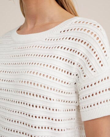 Pull-over WE Fashion en blanc