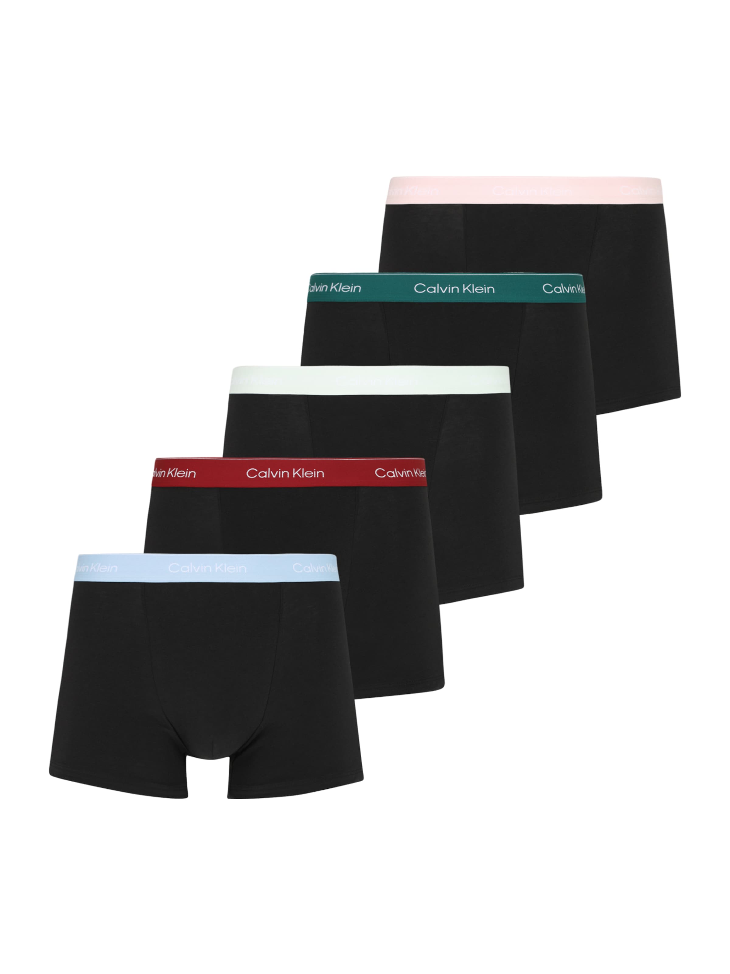 Boxeri de la Calvin Klein Underwear pe negru: față