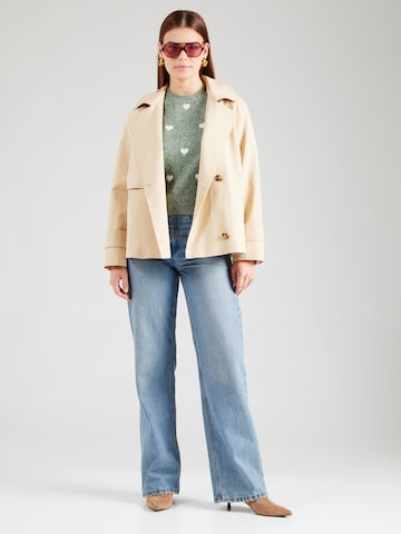 VERO MODA Pullover 'VMDOFFY INTARSIA' i grøn